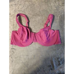Olga Size 40D 35076 Suddenly Smooth Sides Bra Pink